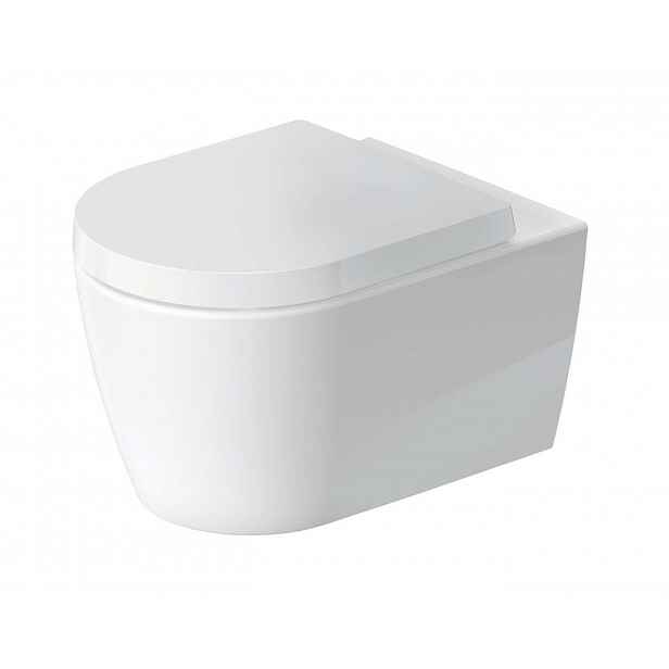 Duravit ME by Starck - Závěsné WC, Rimless, HygieneFlush, DuraShield, bílá 251809AA00