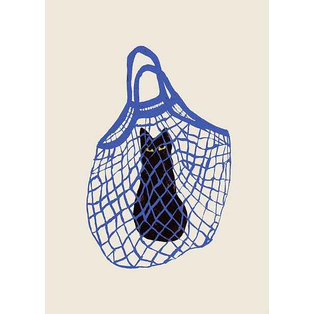 Plakát 30x40 cm The Cat’s In The Bag – Chloe Purpero Johnson – The Poster Club