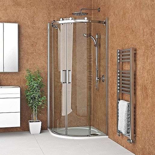 Sprchový kout čtvrtkruh 100x100x200 cm Roth Ambient Line chrom lesklý 624-1000000-00-02