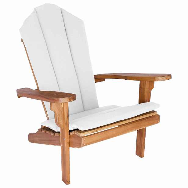 vidaXL Zahradní Adirondack křeslo Přírodní Pevné teakové dřevo