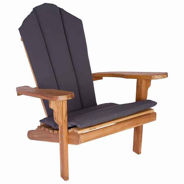 vidaXL Zahradní Adirondack křeslo Přírodní Pevné teakové dřevo
