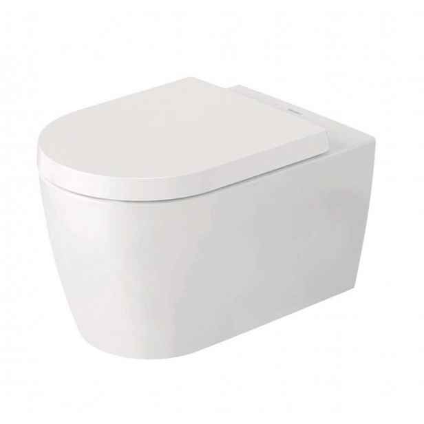 Duravit ME by Starck - Závěsné WC, DuraShield, bílá 252809AA00