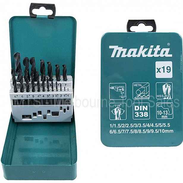 Makita - 19dílná sada vrtáků do kovu D-54081