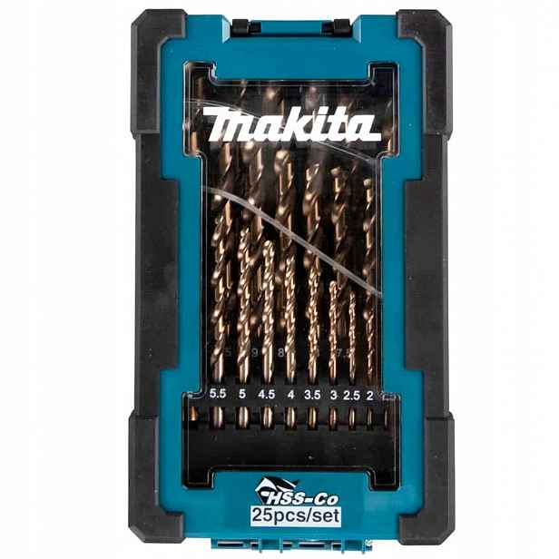 Sada 25 kobaltových vrtáků Makita D-67577