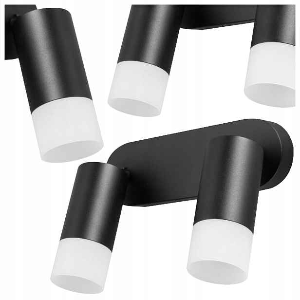 Stropní Reflektor Spot Dvojitý Sonaya Černá Lampa GU10 Light Prestige