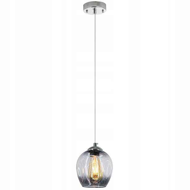 Závěsná lampa Atena Černá 1-bodová 8182/1 Elem