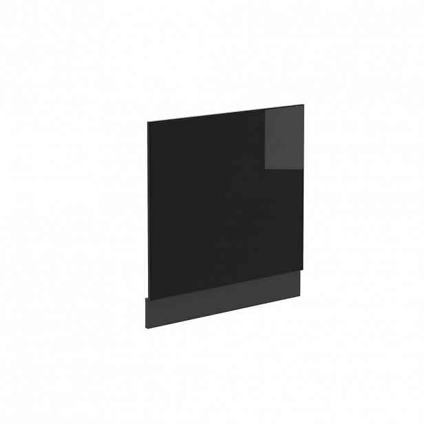 Vicco PŘEDNÍ PANEL R-Line Černý vysoký lesk 60 cm bez pracovní desky