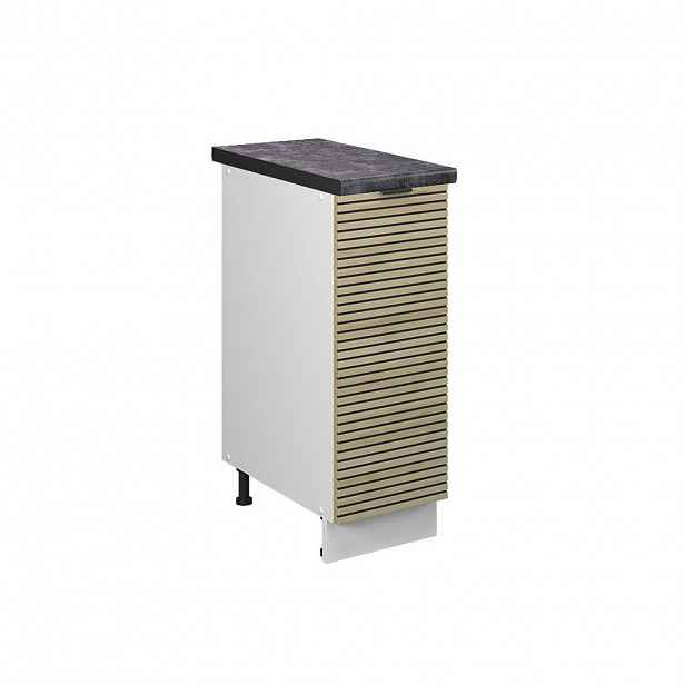 Vicco LÉKÁRNIČKOVÁ SKŘÍŇKA Fame-Line Dubový panel 30 cm , PD Antracit