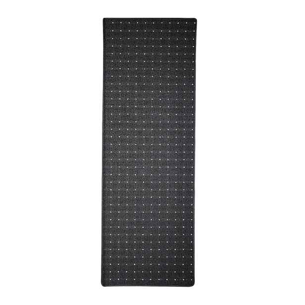 Běhoun na míru Udinese antracit, šíře 40 cm, černá, chodba / předsíň, Condor Carpets