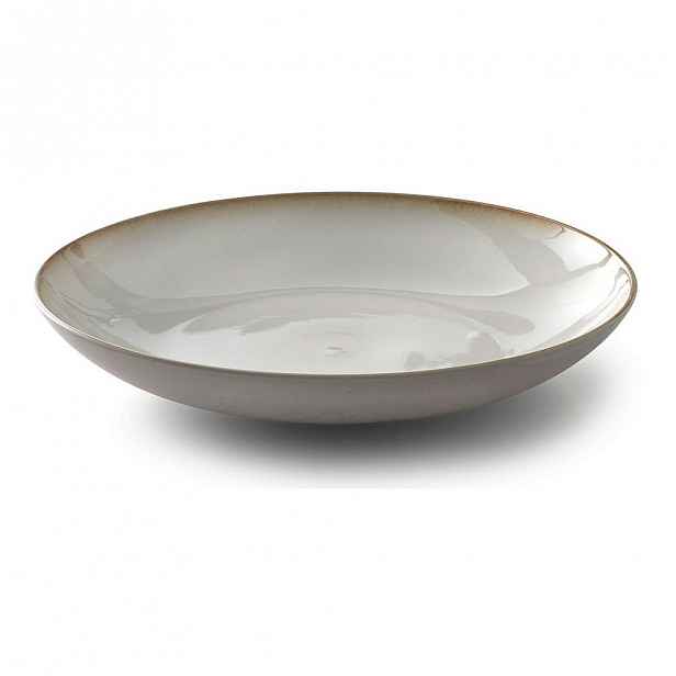 Krémová kameninová servírovací mísa Bitz Basics Cream, ⌀ 40 cm
