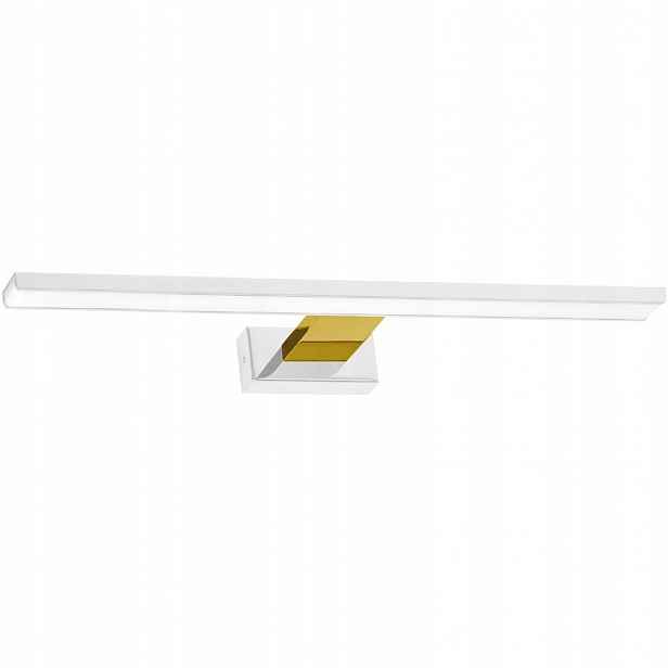 Nástěnná lampa nad zrcadlo Shine bílá/zlatá 60 cm 13,8 W Led