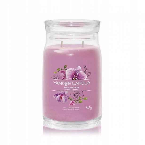 Yankee Candle Floral Wild Orchid Velká sójová svíčka se dvěma knoty 567 g