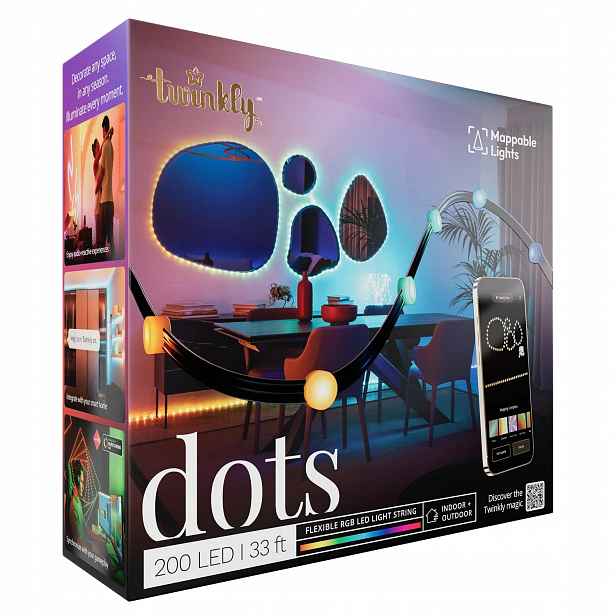 Inteligentní páska Twinkly Dots 200LED Rgb 10 m