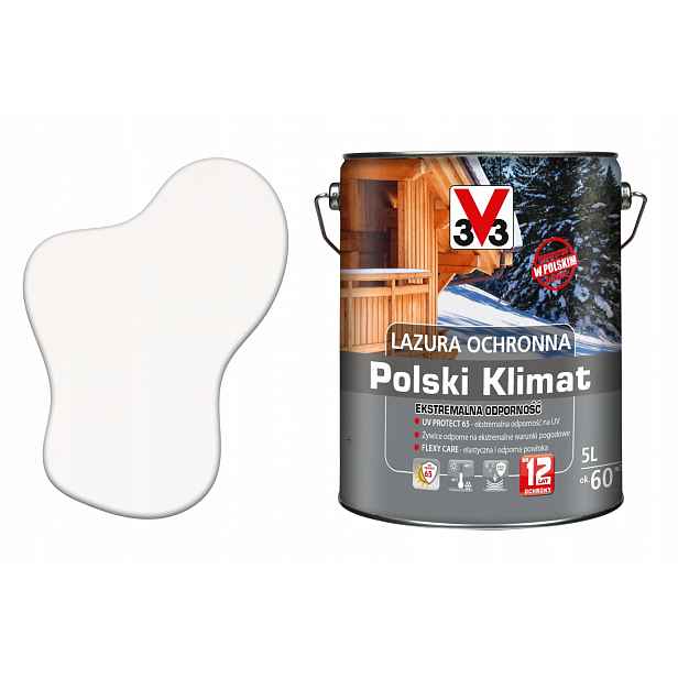 3V3 Výkonný lakovací nátěr pro střešní krytinu Impregnát na vodu Uv pro dřevo Extra Eko