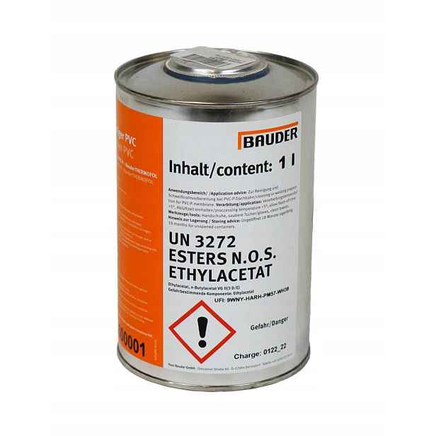 Čistič Střešních Membrán – Čistič Bauder Pvc Rg 1 L