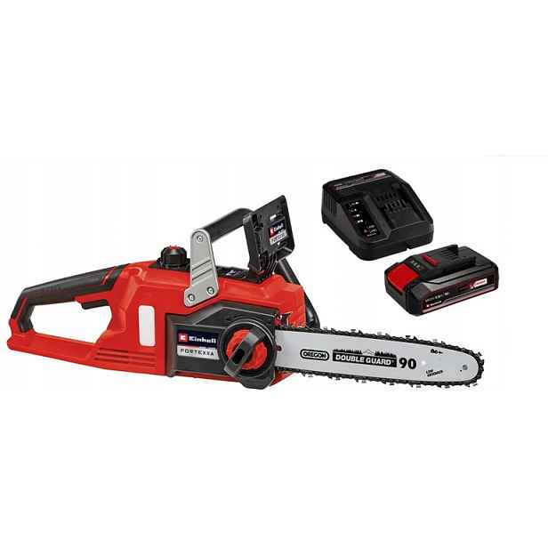 Einhell Řetězová Pila Fortexx 18/30 Sada Akumulátor 2,5AH Napájecí Zdroj