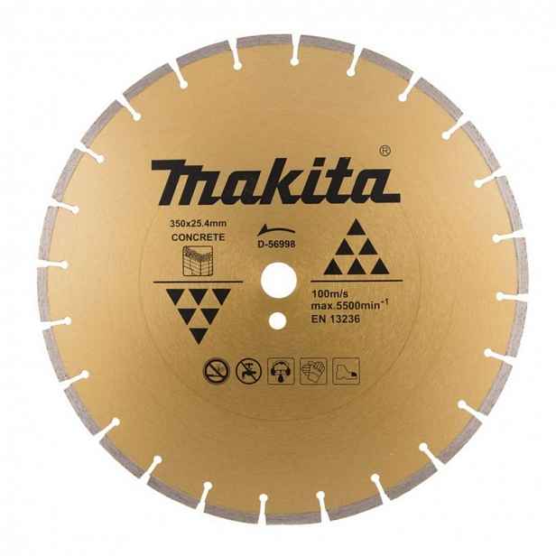 Makita - Diamantový řezný kotouč na beton 350x25,4 mm D-56998