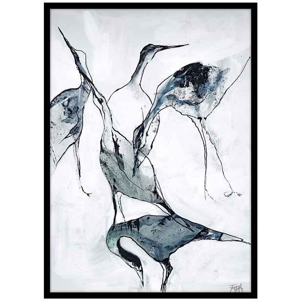 Obraz 50x70 cm Crane – Malerifabrikken