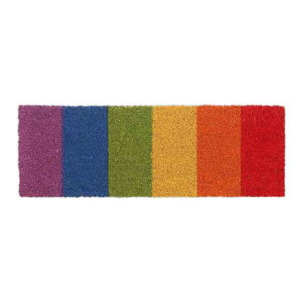 Relaxdays ROHOŽKA Barevná kokosové vlákno protiskluzová 75x25 cm