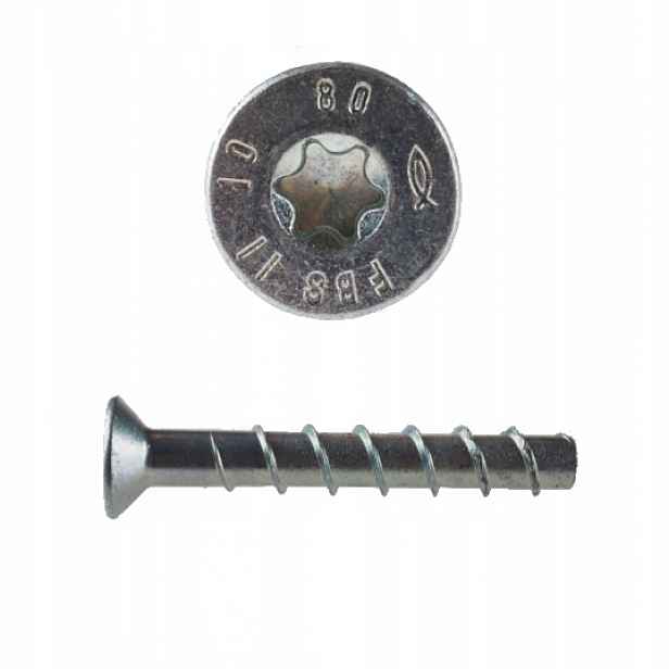 Šroub Do Betonu 10x80mm Fischer Hlava Kužel Fbs II Šroub Do Betonu 50 Ks