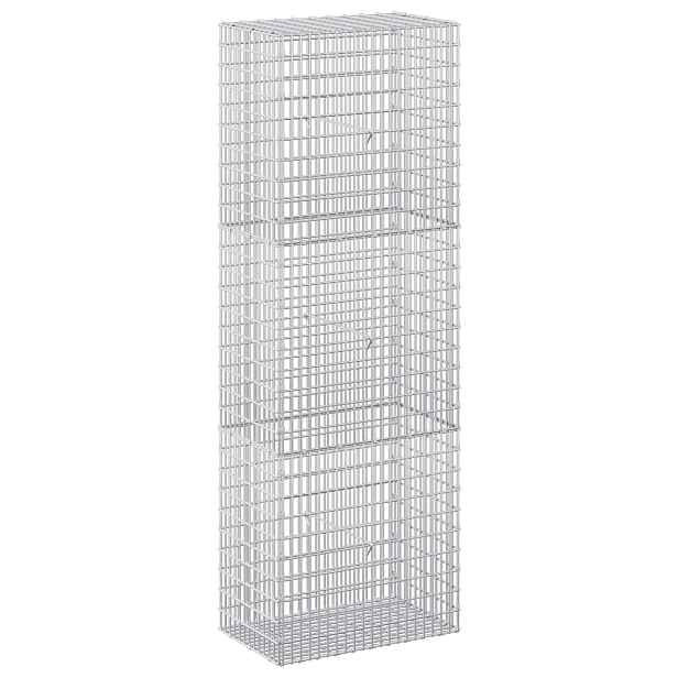 vidaXL Gabion s drátem 3,5 mm a sítem 5x2,5 cm 50x30x150 cm
