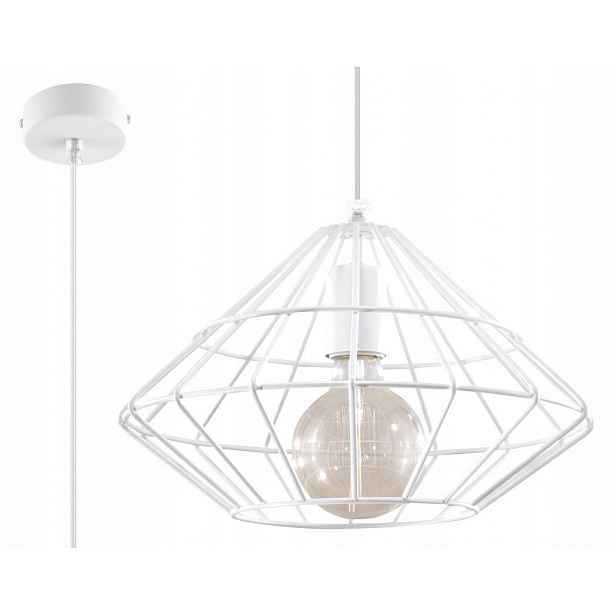 Závěsná lampa Umberto bílá Sollux