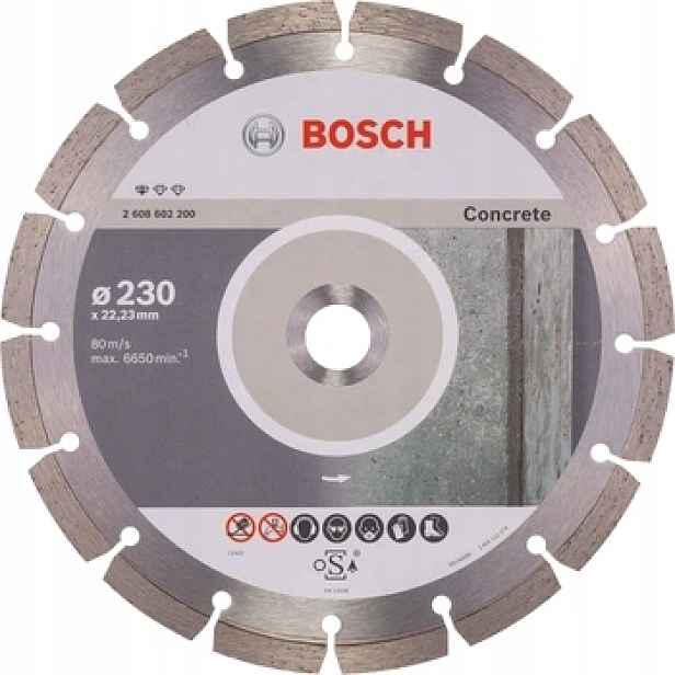 Bosch diamantový řezný kotouč 230x22,23x2,3x10 mm 2608602200