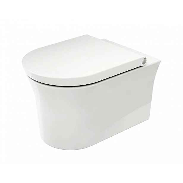 Duravit White Tulip - Závěsné WC, Rimless, HygieneFlush, DuraShield, bílá 257609AA00