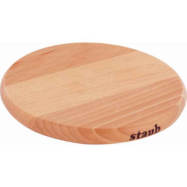 Staub Dřevěná magnetická podložka pod hrnce, kulatá, 16,5 cm 1004527