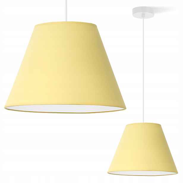 Závěsná Stropní Lampa, Žlutý Lustr, Dětské Stínítko, Kužel Do Ložnice