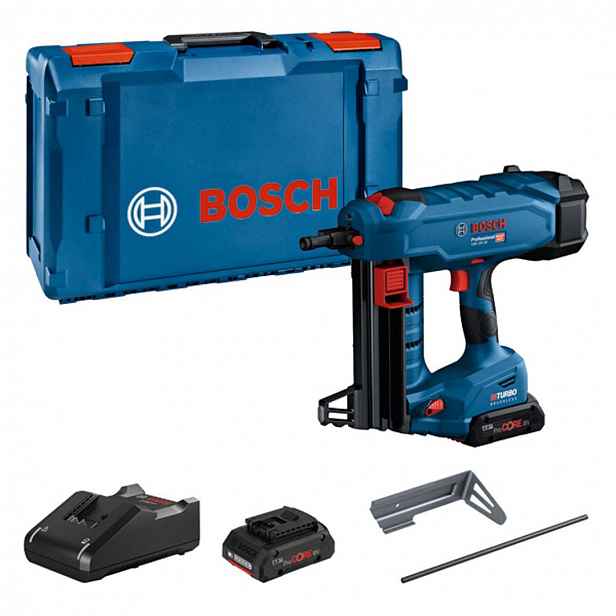 Bosch - 18V AKU hřebíkovačka 13-38 mm, 2x aku 4,0 Ah ProCORE, nabíječka 06019L7002