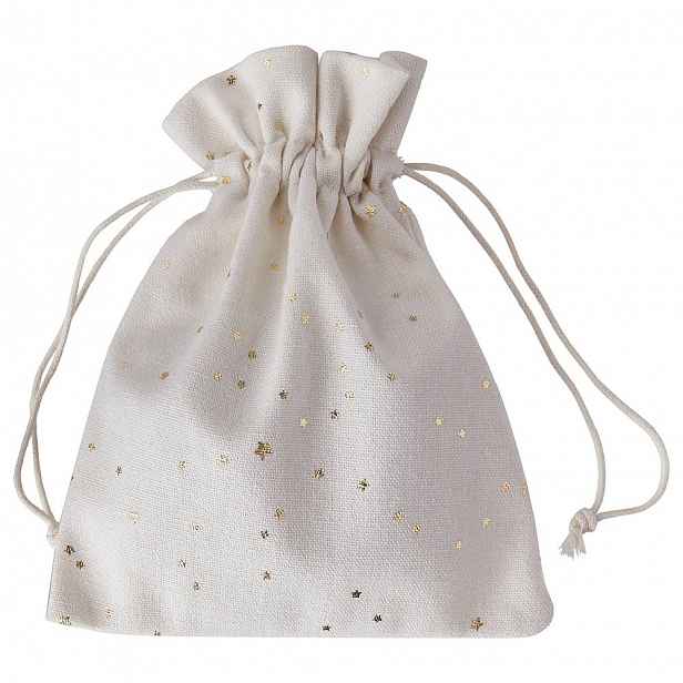Butlers PACK-A-BAG Taštička hvězdy 14 x 18 cm - zlatá