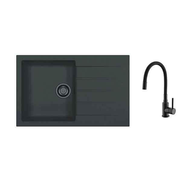 SET ALVEUS CADIT 20 ČERNÝ A90 BLACK EDITION + BATERIE MINTAS 91/MATT