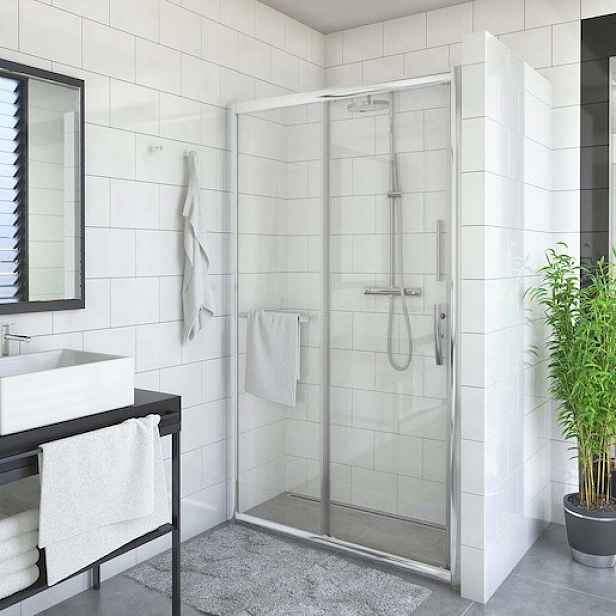 Sprchové dveře 120x200 cm Roth Proxima Line chrom lesklý 526-1200000-00-15