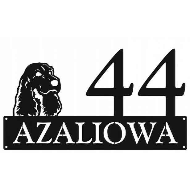 Číslo Na Dům 48 cm Tabule Adresa Ocel 2 mm Grafika 25