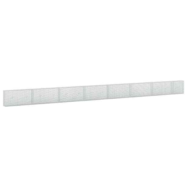 vidaXL Gabion s drátem 3,5 mm a sítem 5x2,5 cm 750x20x50 cm