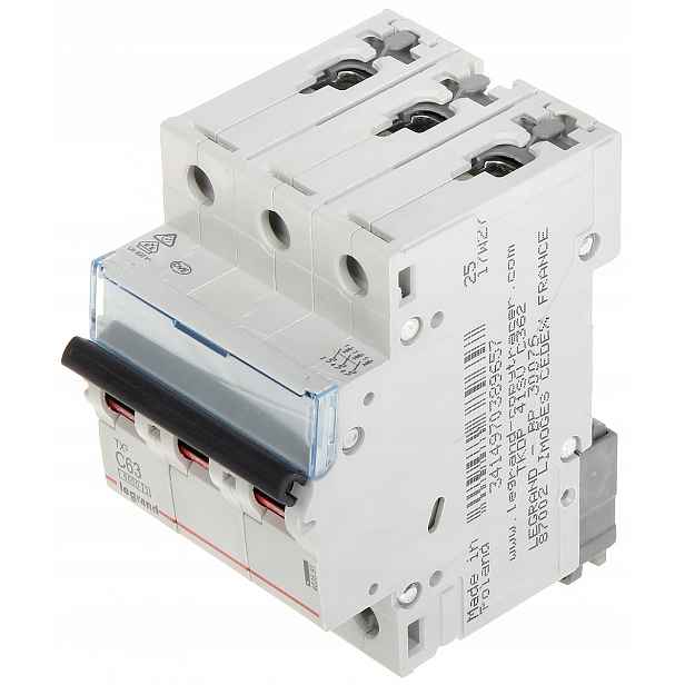Nadproudový Vypínač LE-403551 Třífázový 63 A Typ C Legrand