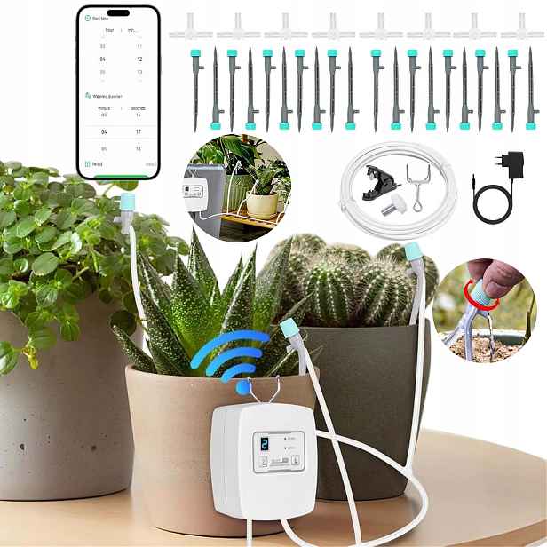 Automatický Konvový Zavlažovací Systém Pro Wifi Květináče S 20 Hlavami