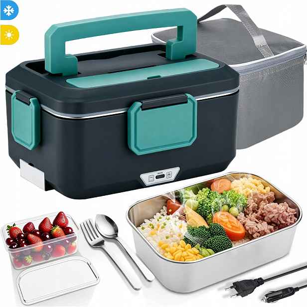 Lunchbox Elektrický Ohřívač Jídla Nádoba Rychlé Předehřívání 3.5 L