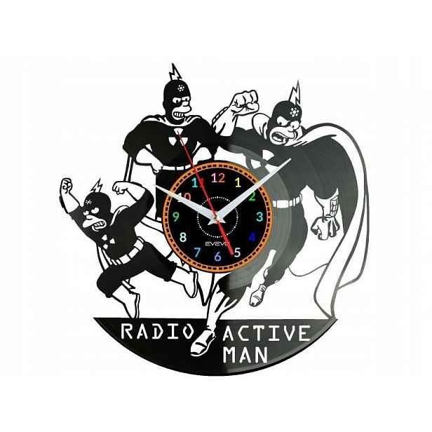 Radioaktivní Man Nápad na Dárek Nástěnná Dekorace z vinylové desky