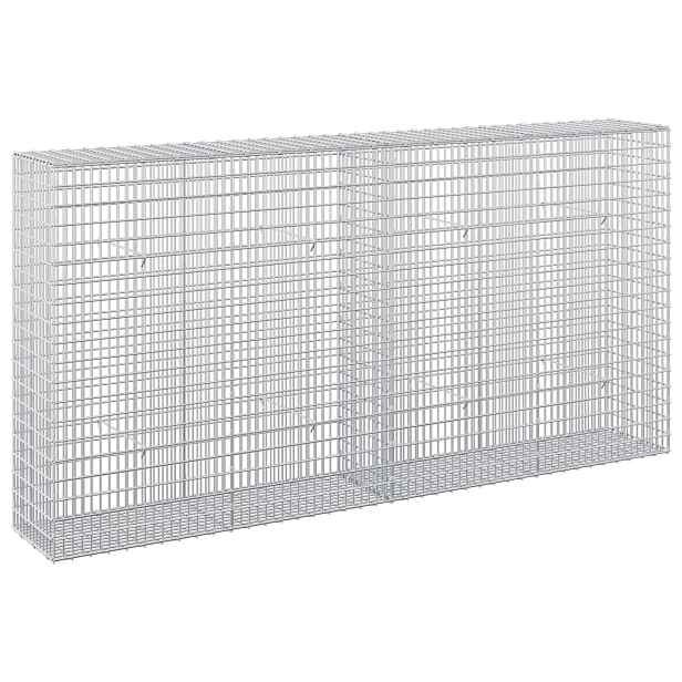 vidaXL Gabion s drátem 3,5 mm a sítem 5x2,5 cm 200x30x100 cm