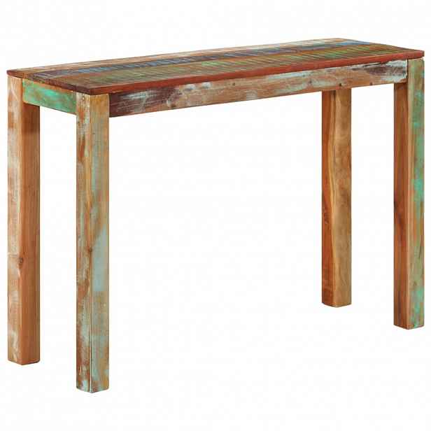 vidaXL Konzolový stolek 110 x 35 x 76 cm masivní recyklované dřevo