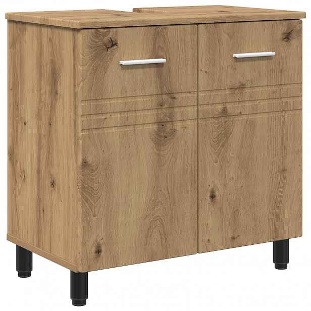 vidaXL Umývadlo do koupelny Dub artisan 60 x 35 x 60 cm