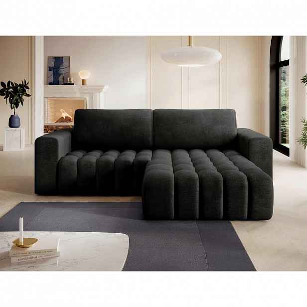 MID.YOU ROHOVÁ SEDAČKA, textil, antracitová