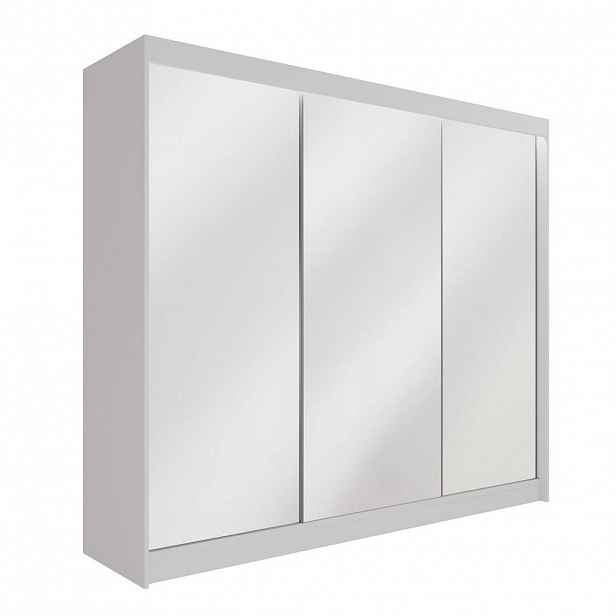 ALTDECOR ŠATNÍ SKŘÍŇ AMOHA s LED – 250 cm – bílá