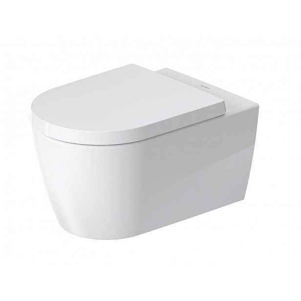 Duravit ME by Starck - Závěsné WC, Rimless, HygieneFlush, DuraShield, bílá 257909AA00