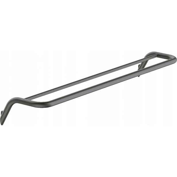 Dvojitý nástěnný mosazný věšák na ručníky s titanovou povrchovou úpravou