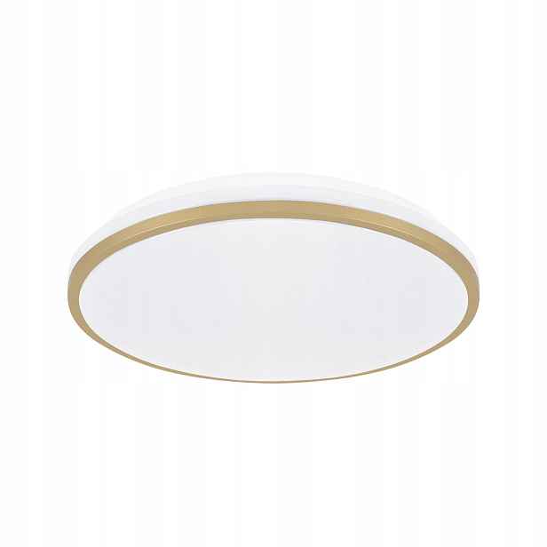 Stropní Svítidlo Struhm Linus Ø33 cm Led 18W Bílo-zlatý Moderní 4000K