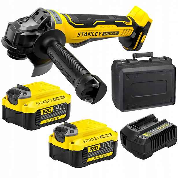 Bruska 125 mm 18V 2x4Ah V20 Stanley SFMCG700M2K
