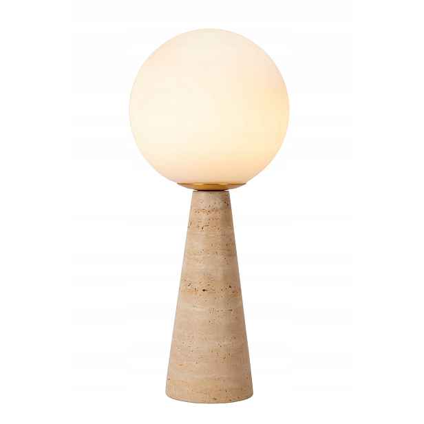 Lucide Evin stolní lampa mramorová skleněná koule E27 max 40W